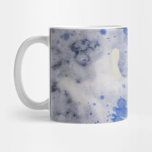 Fluid Rain Drops Abstract Painting Mug